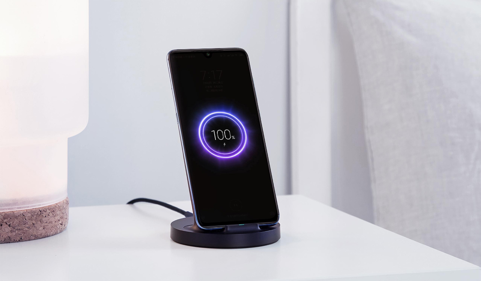 CARGADOR INALAMBRICO XIAOMI VERTICAL 20W