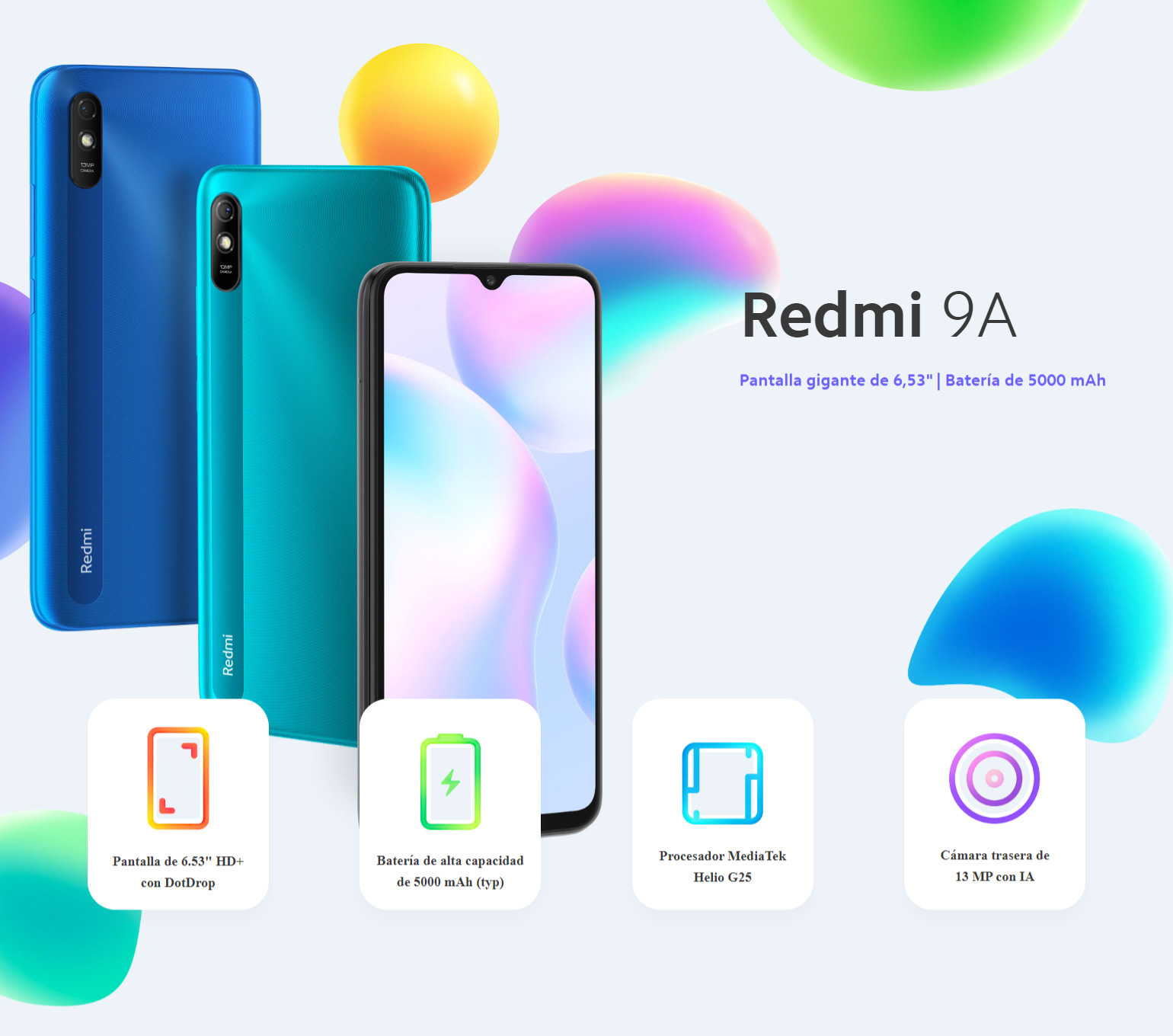 Redmi 9A 2GB/32GB - Mi Uruguay