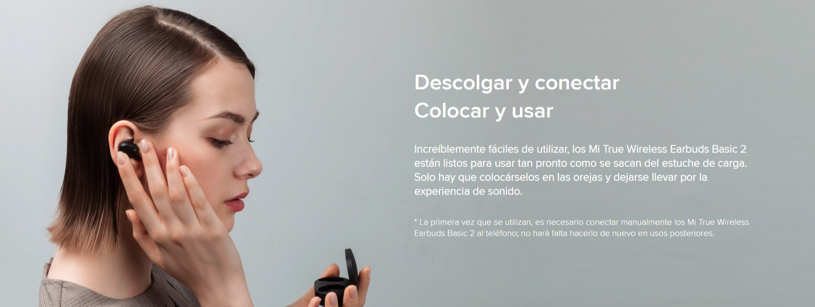 conectar auriculares mi true wireless earbuds basic