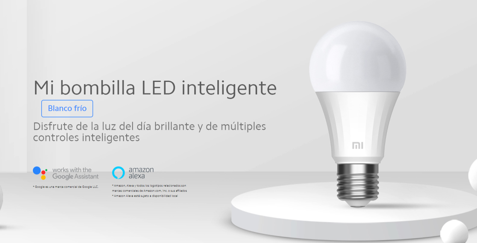 Bombilla LED Inteligente (Blanco Frío) - Mi Uruguay
