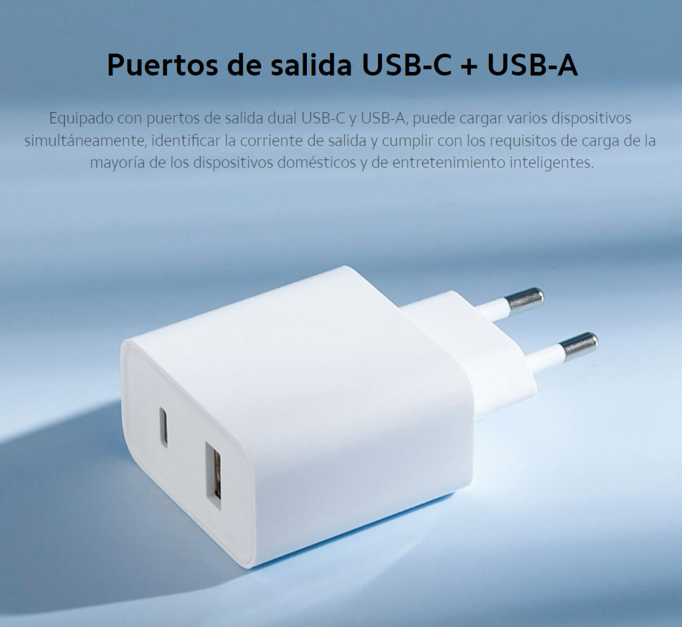 Cargador Dual de Pared para Celular USB y Tipo C Xiaomi 33 W, Accesorios  para celular, Telefonía Fija y Celulares, Todas, Categoría