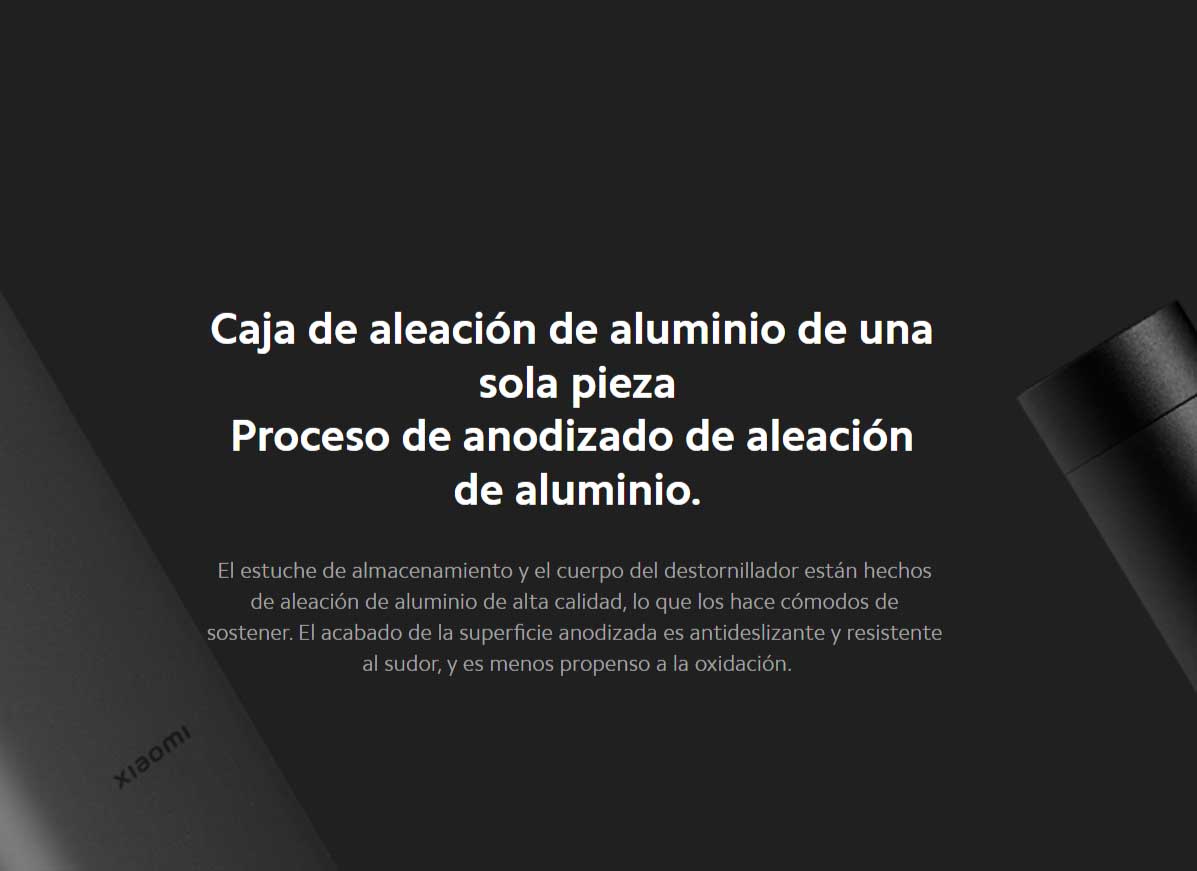 Kit Destornillador Eléctrico De Precisión - Oficial Xiaomi Color Gris oscuro