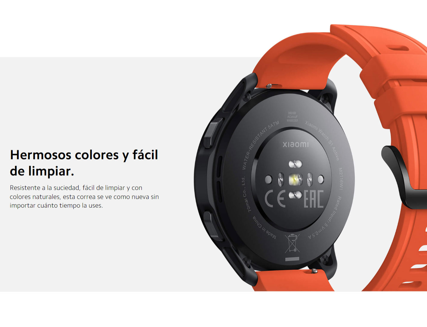 Correa para Xiaomi Watch S1 Active color amarillo 