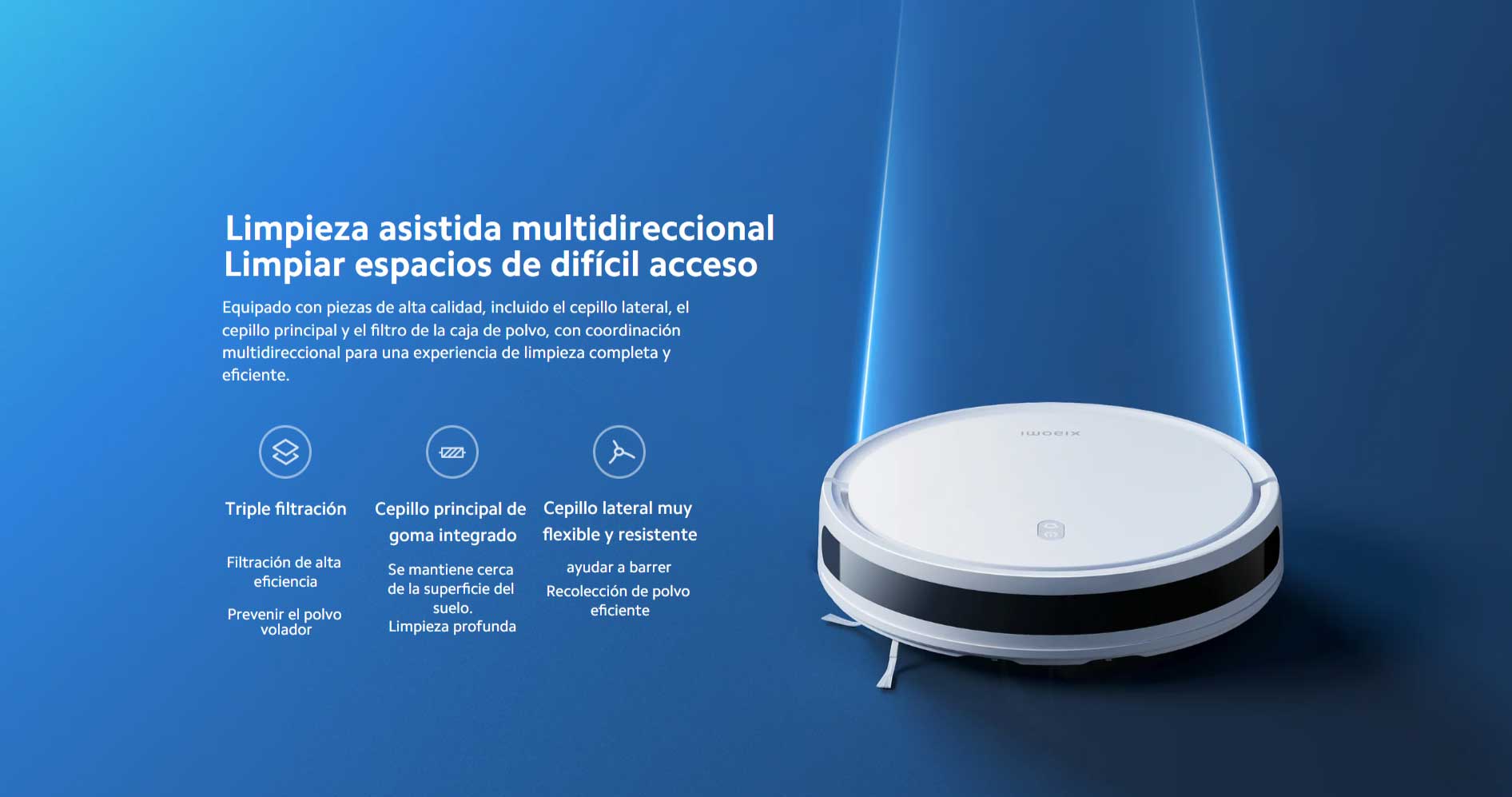 Xiaomi Aspiradora Robot Vacumm Mop E10 : : Hogar y Cocina