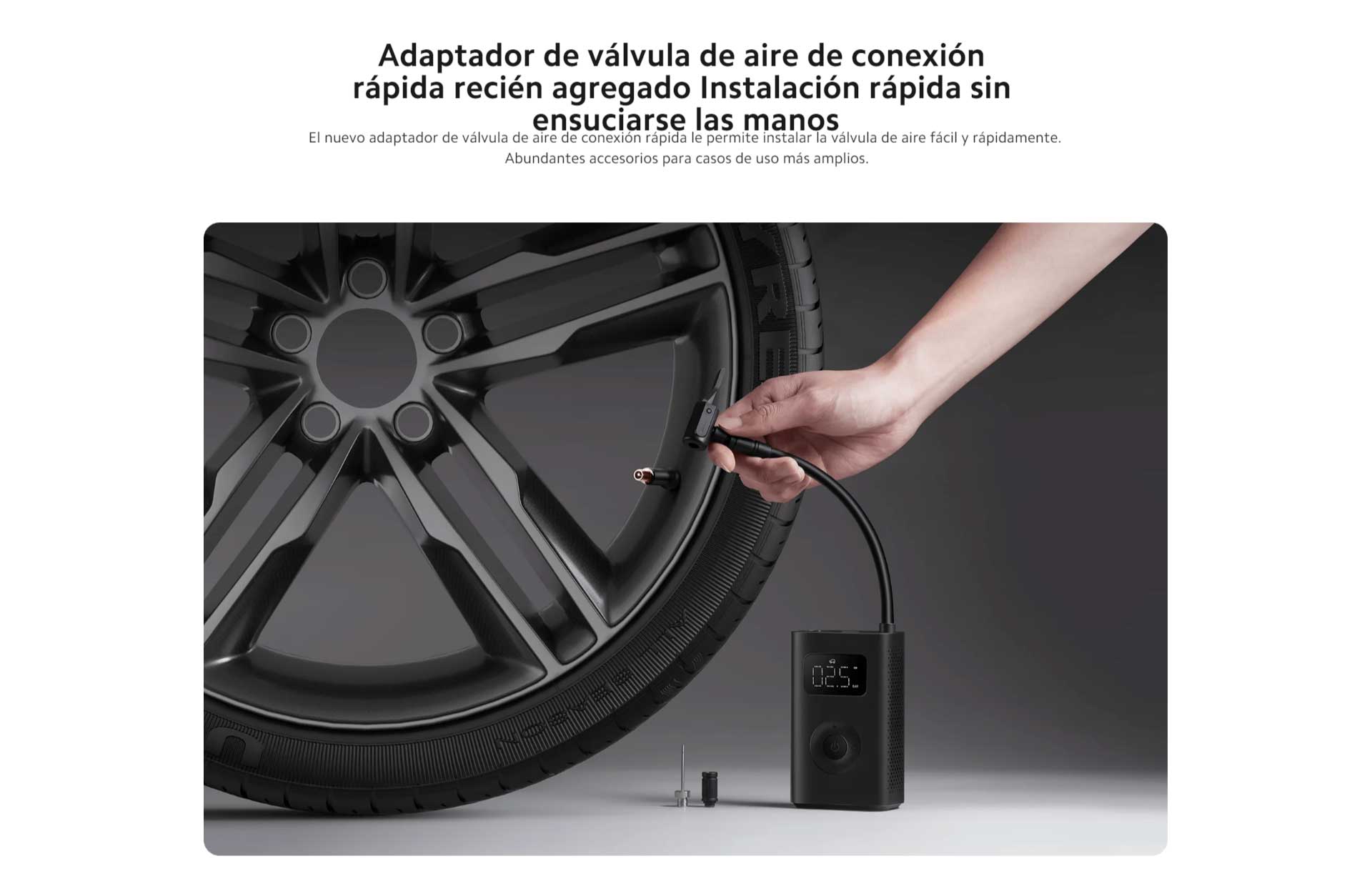 Xiaomi Compresor eléctrico de aire portátil 2 - Mi Uruguay