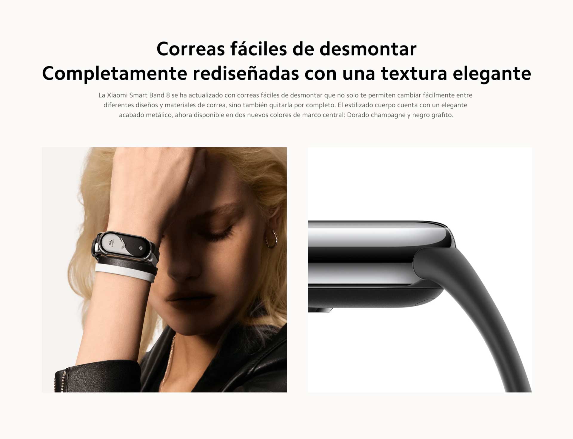 DIMM  Tienda eCommerce en Uruguay líder en Electrodomésticos, Celulares e  Informática. Smart band XIAOMI MI Band 8 + Accesorio Colgante Y Correa