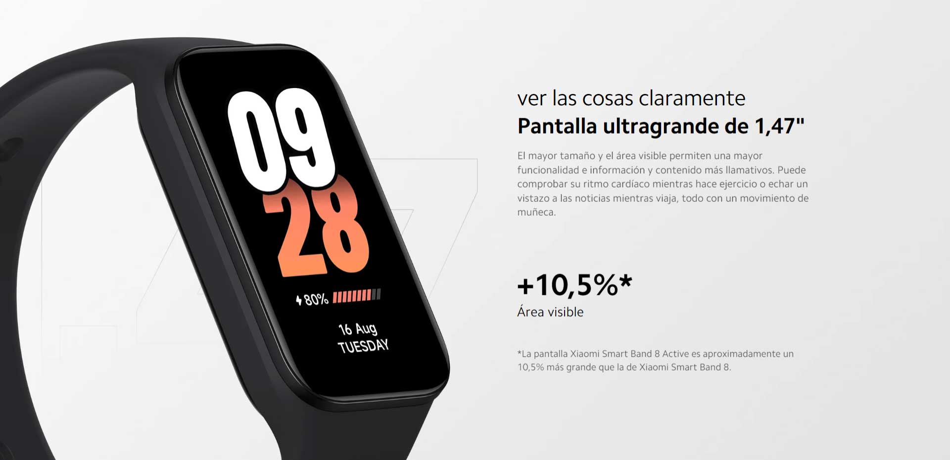 Xiaomi Smart Band 8 Active - Mi Uruguay